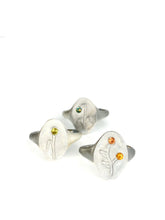 Load image into Gallery viewer, Kitchen Table Prairie Necklace PREORDER (Green/orange Two Sprig)