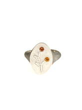 Load image into Gallery viewer, Prairie Signet - Orange Sapphires