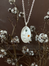 Load image into Gallery viewer, Kitchen Table Prairie Necklace PREORDER (Green/orange Two Sprig)