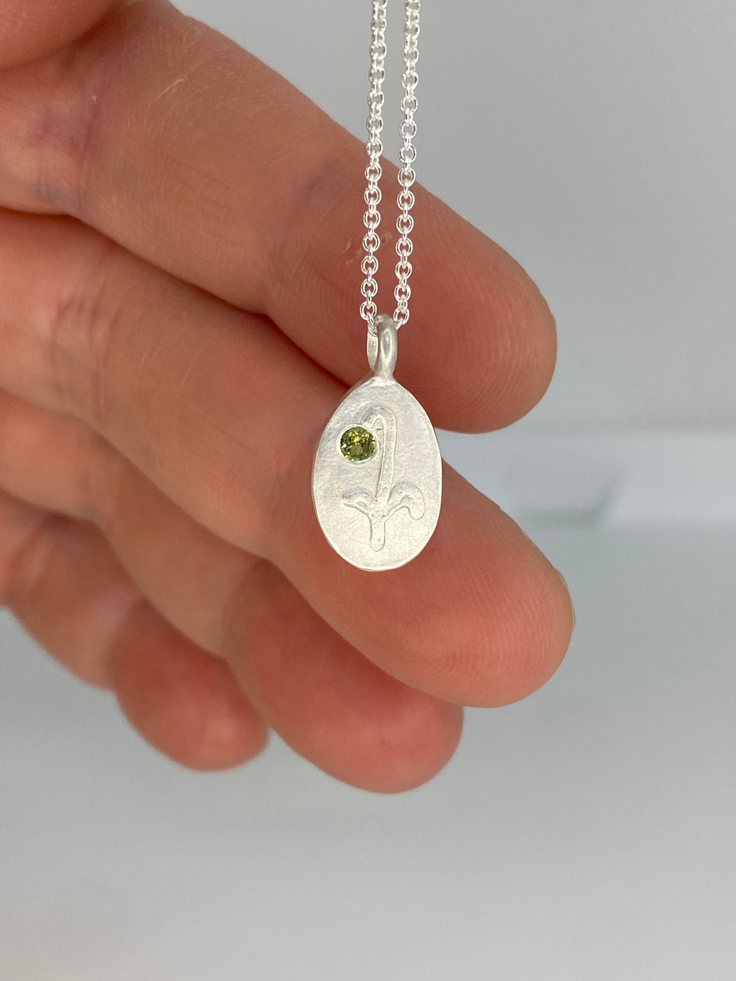 Kitchen Table Prairie Necklace PREORDER  (Green/orange Two Sprig)