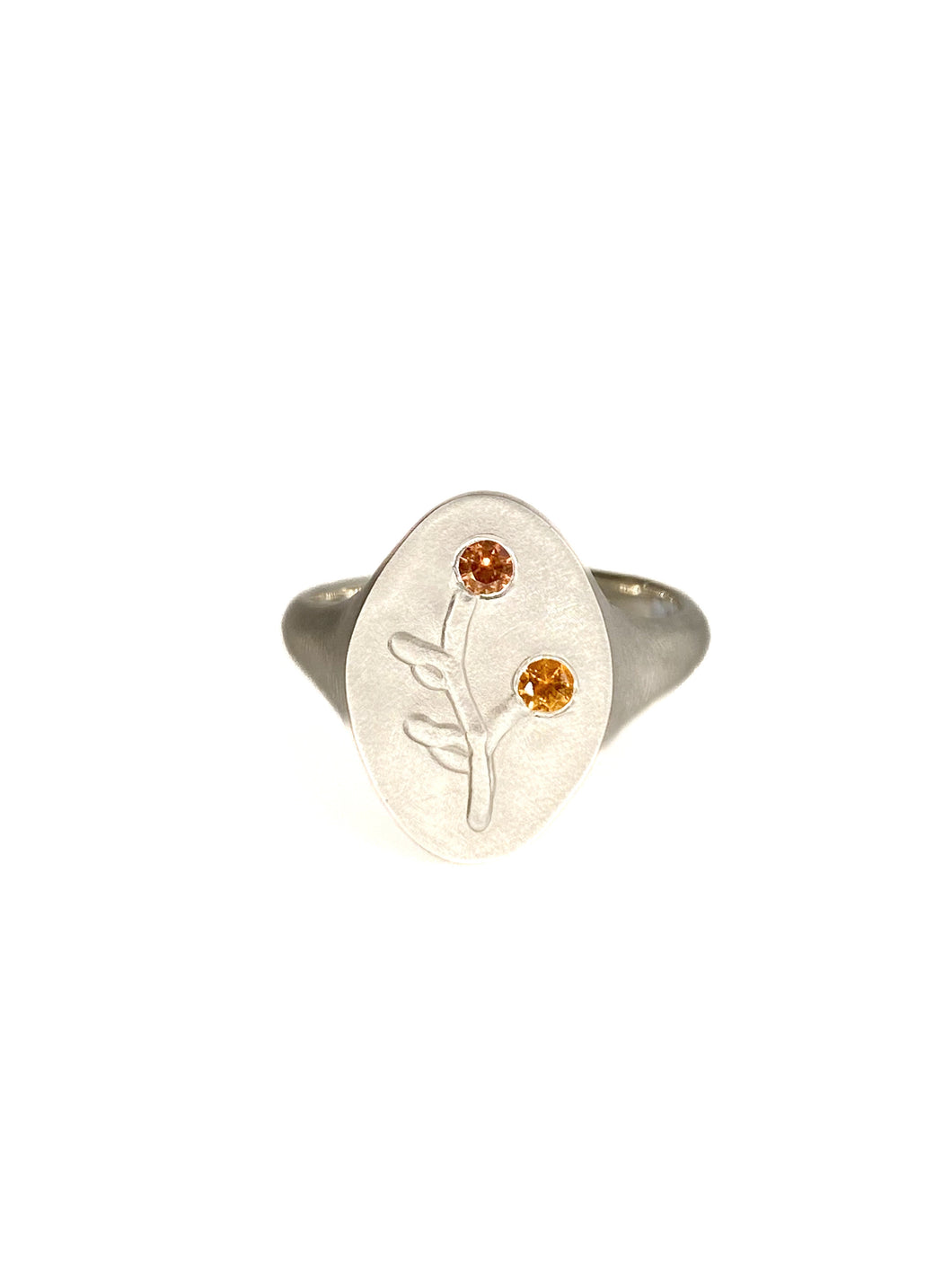 Prairie Signet - Orange Sapphires