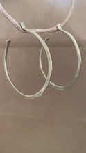 Load and play video in Gallery viewer, Hammered Hoops (Biggies)
